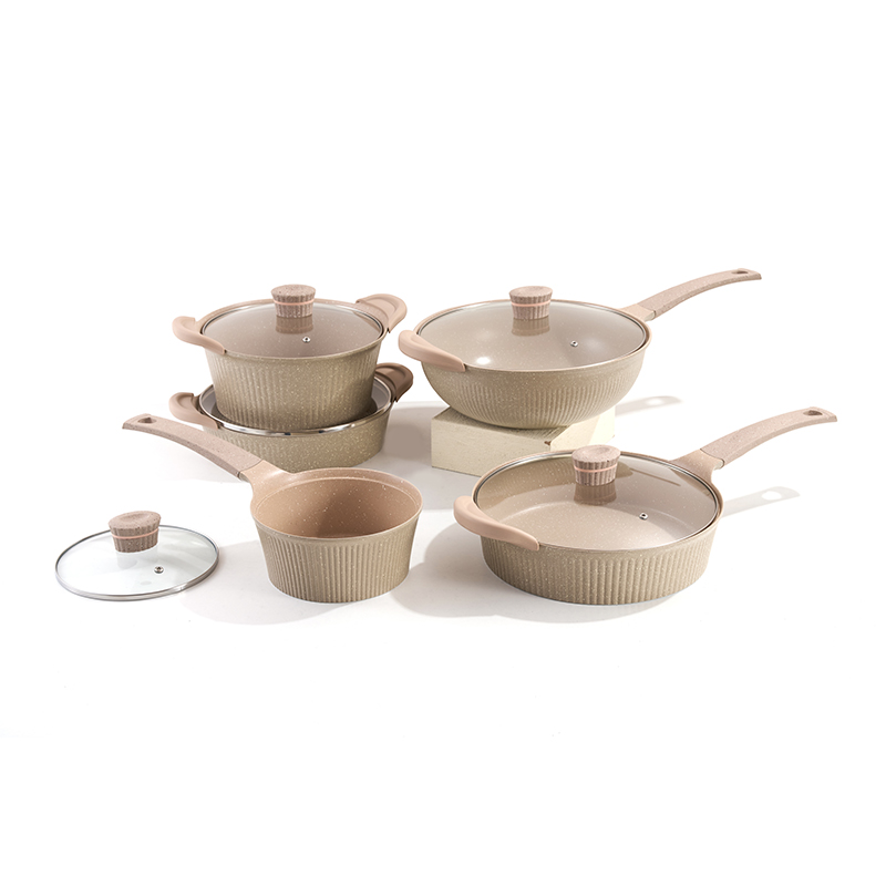 SHELL Aluminium pot and Pan Set