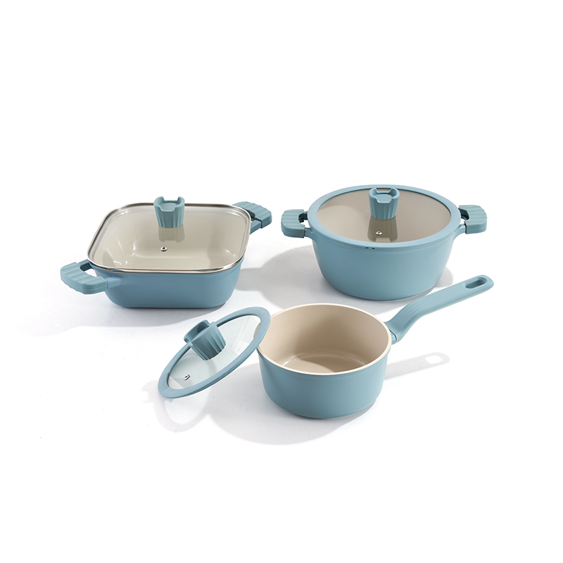 OCEAN WAVE Aluminium pot and Pan Set