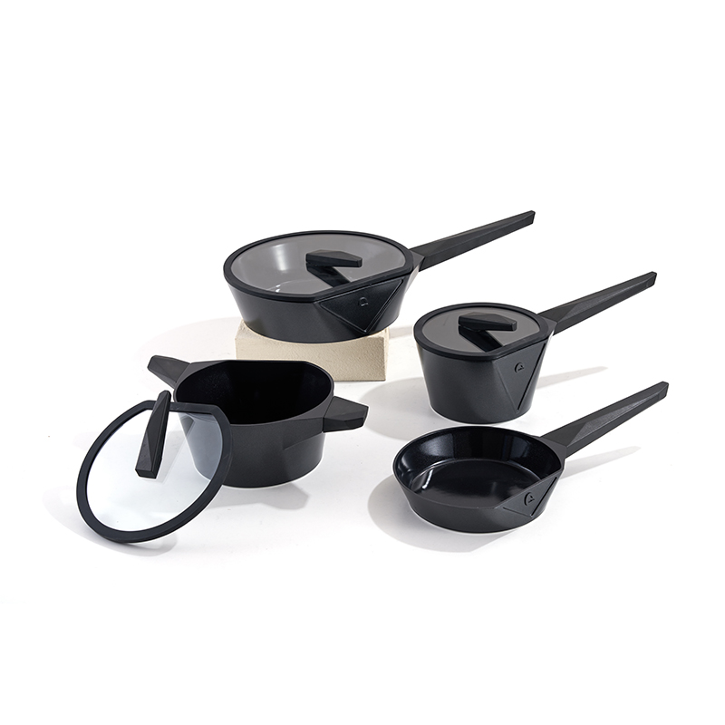 QTECUT Aluminium pot and Pan Set