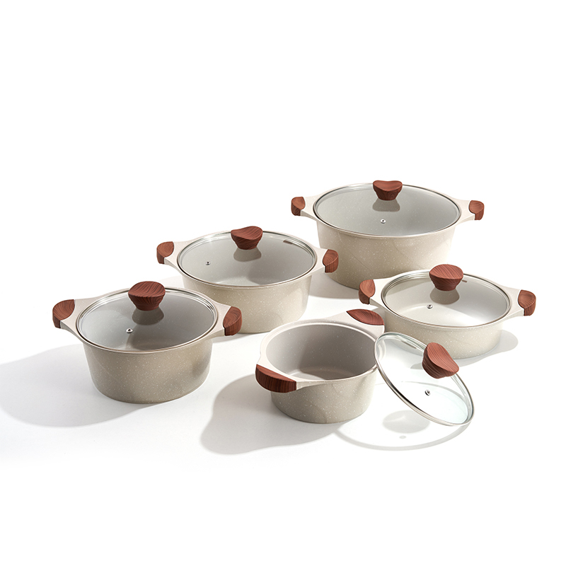 10pcs LumiStone Aluminum pot Set