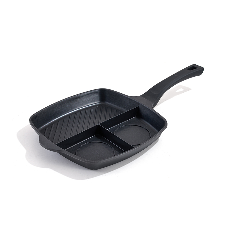 3 in 1 Divided Aluminium Grill Pan