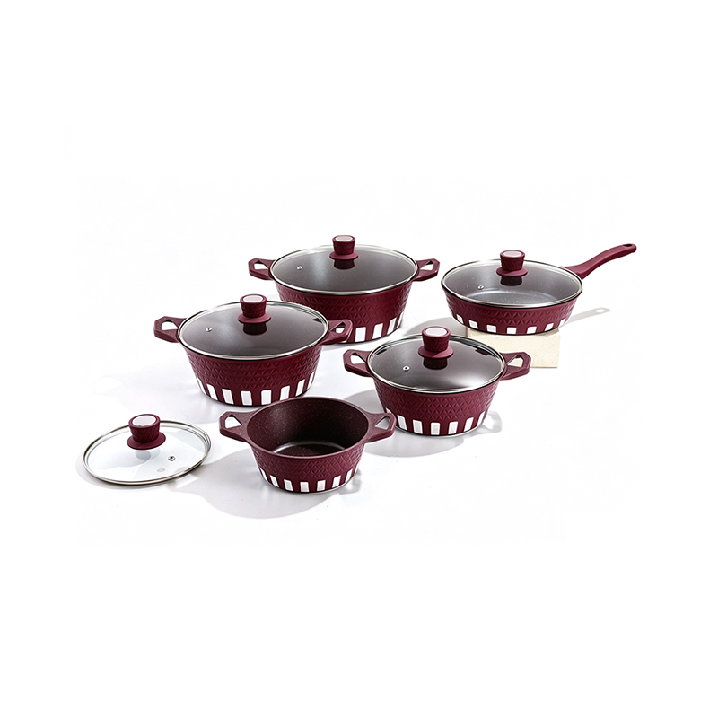 10pcs IndigoDiamond Aluminium Cookware set 10pcs IndigoDiamond Aluminium Cookware set