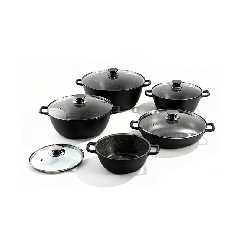 10pcs EverydayRidge Aluminum Pot Set 10pcs EverydayRidge Aluminum Pot Set