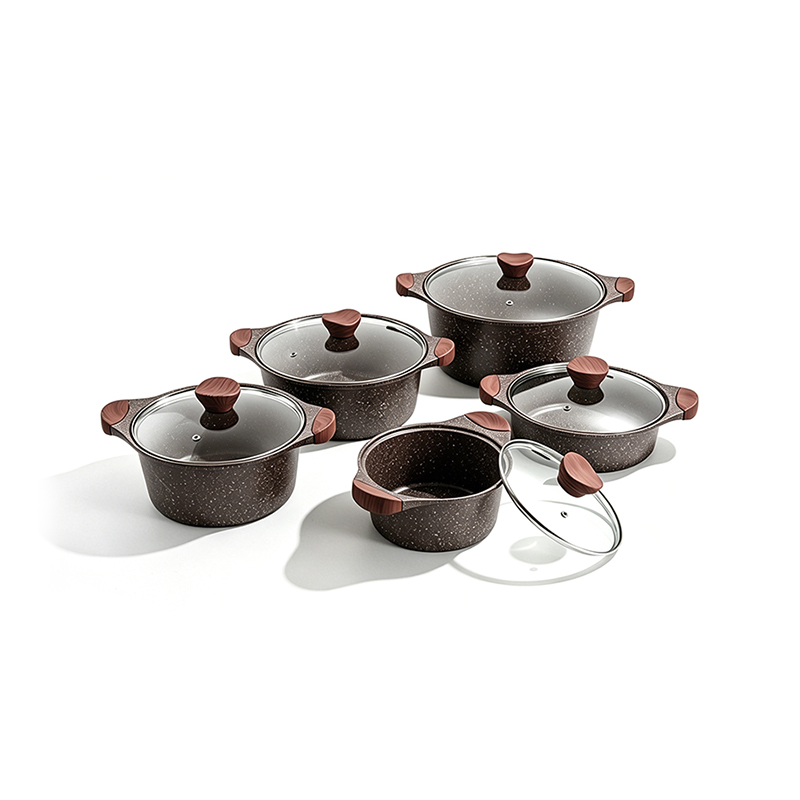 10pcs LumiStone Aluminum pot Set 10pcs LumiStone Aluminum pot Set