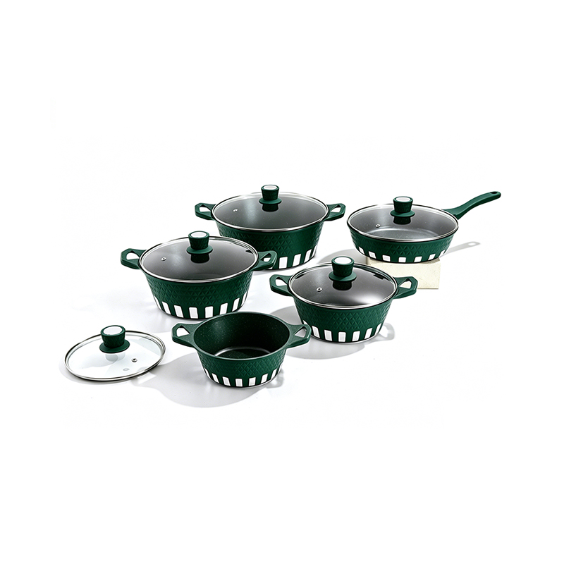 10pcs IndigoDiamond Aluminium Cookware set 10pcs IndigoDiamond Aluminium Cookware set
