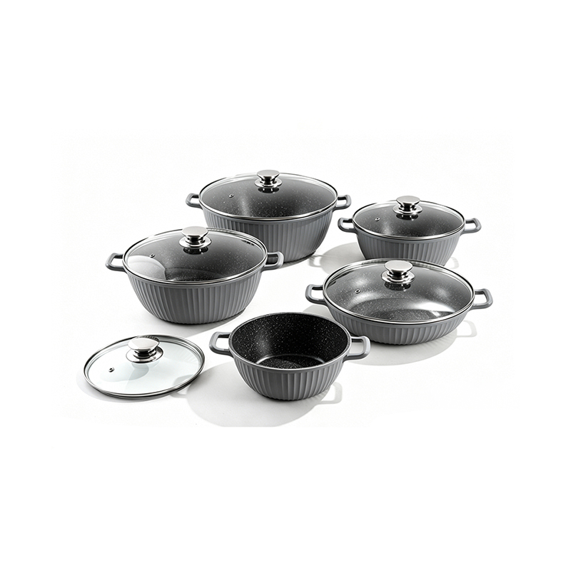 10pcs EverydayRidge Aluminum Pot Set 10pcs EverydayRidge Aluminum Pot Set
