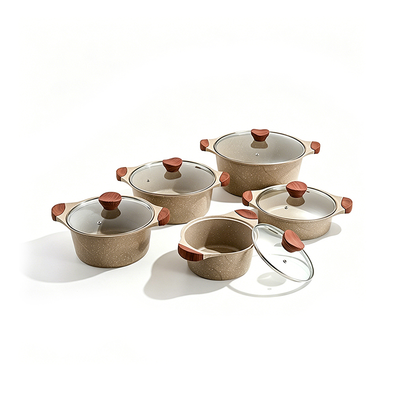 10pcs LumiStone Aluminum pot Set 10pcs LumiStone Aluminum pot Set