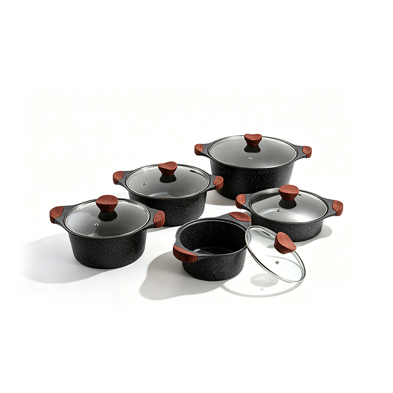 10pcs LumiStone Aluminum pot Set 10pcs LumiStone Aluminum pot Set