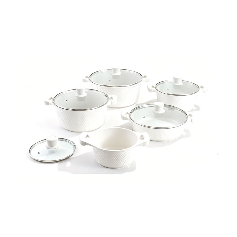 10pcs DiamondStone Granite Aluminum pot Set 10pcs DiamondStone Granite Aluminum pot Set