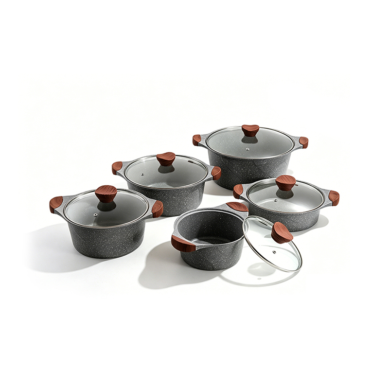 10pcs LumiStone Aluminum pot Set 10pcs LumiStone Aluminum pot Set