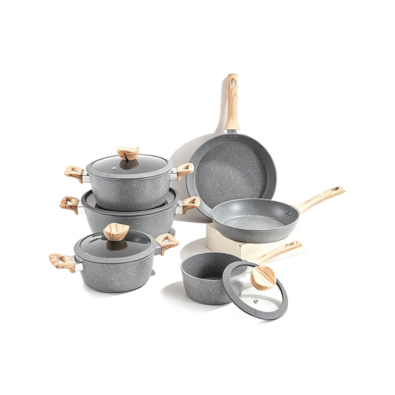 10pcs EverydayWood Aluminium Cookware Set 10pcs EverydayWood Aluminium Cookware Set