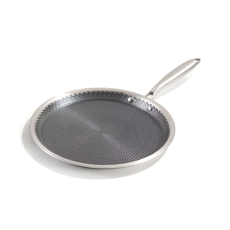 Honeycomb Stainless Steel Frypan Honeycomb Stainless Steel Frypan